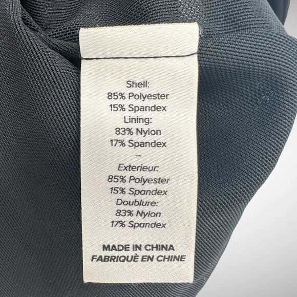 Cinq a Sept Amar Black Open Back Ruched Cross Over Stretch Mini Dress Size 2 - Picture 8 of 10